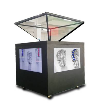 全息展柜 三維立體投影 180/270/360互動成像展示柜